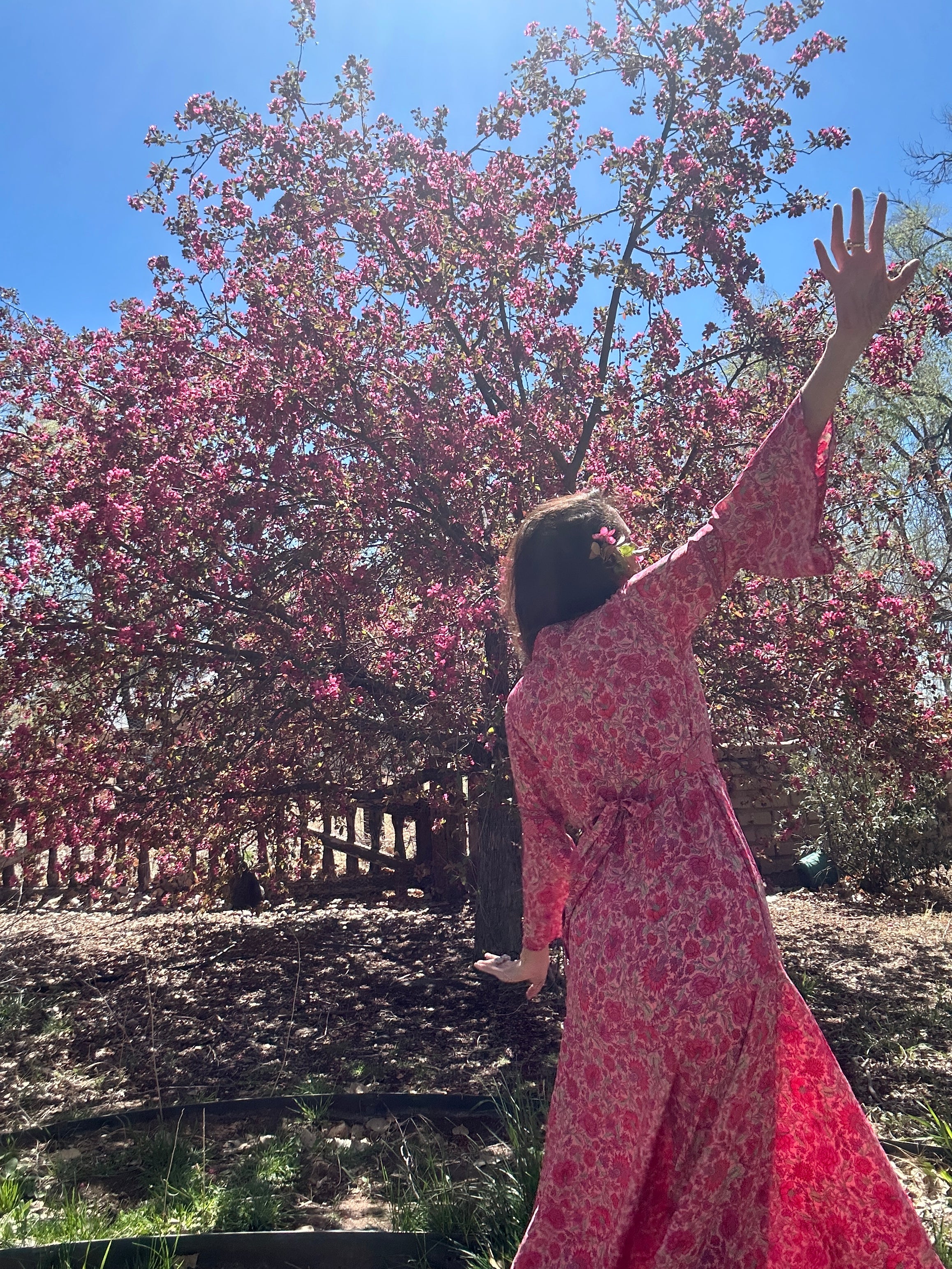 silk spring dress Silk Dress / Pink Horse