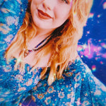 STEVIE DREAMS DRESS | Boho Stevie Nicks-Inspired Maxi | 70% Silk | XS to 5X | Blue, Purple & Red