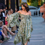 FAIRY BLOSSOM Stevie Dreams Dress – 70% Silk Two-Layer Maxi Dress