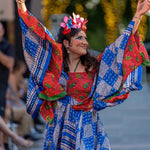 FRIDA Fantasy Dress; 100% Eco Vintage Silk, Fits Xs to Large