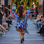 FRIDA Fantasy Dress; 100% Eco Vintage Silk, Fits Xs to Large