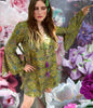 The Stevie Chain Tunic Top Dress, Firs XS TO Xl, Psychedelic Green