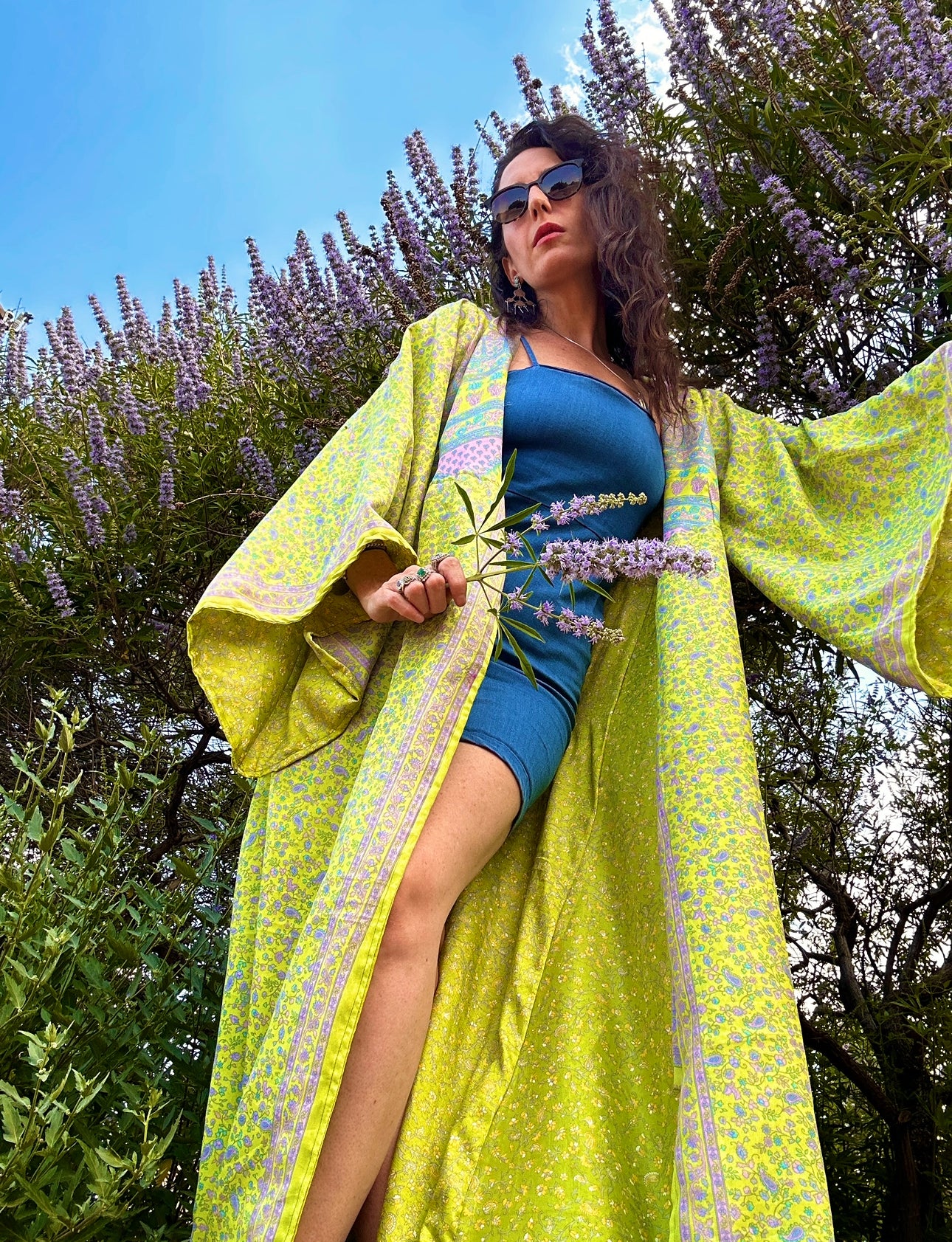 REVERSIBLE SILK Dress Wrap or Robe Two Layer Warm Duster Jacket One Size xs to large, Lime Lover REVERSIBLE SILK Dress Wrap or Robe Two Layer Warm Duster Jacket One Size xs to large, Lime Lover