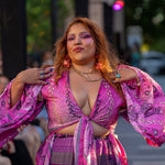 Passion Flower Silk Skirt and Tunic Set,   Ones size (Copy)