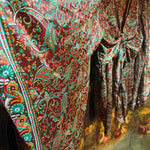 Stevie Nicks Dreams Dress, 70% Silk Two Layers, sizing XS to 5X, Ethereal Earth print