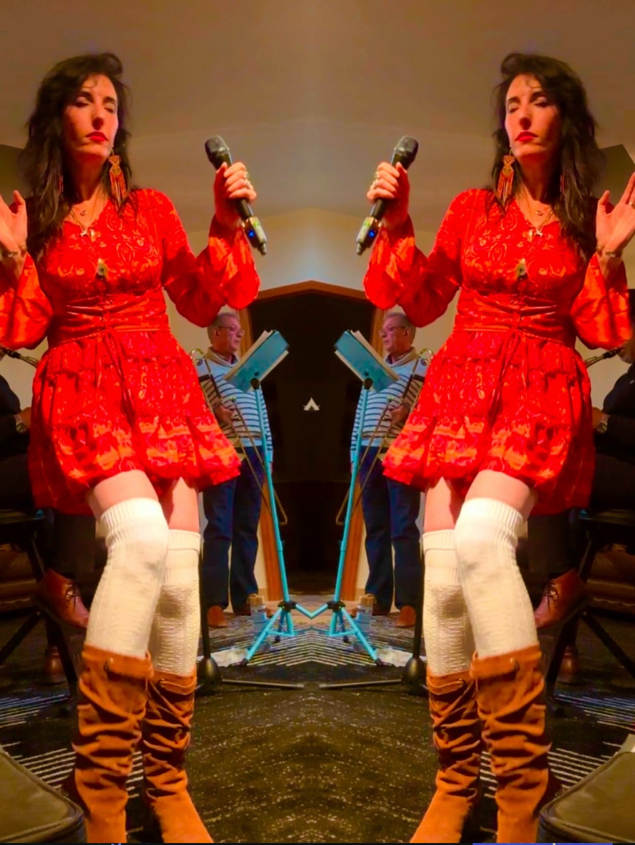 Leather and Lace Corset Vest – Lace-Up Boho Underbust with Straps | Stevie Nicks-Inspired | XS to 5X