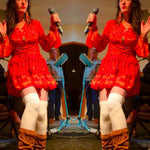 Leather and Lace Corset Vest – Lace-Up Boho Underbust with Straps | Stevie Nicks-Inspired | XS to 5X