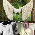 “White Winged Dove Bell Sleeve” Stevie Nicks, 70% Silk , sizing XS to 5X