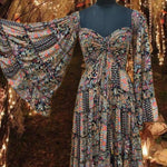 “Black Winged Dove Dress” Stevie Nicks Dress, 70% , Choose XS to 5X