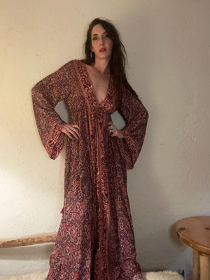 Stevie Nicks Silk Songbird Dress, 3 prints, one size fits xs/l