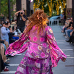 Passion Flower Silk Skirt and Tunic Set,   Ones size (Copy)