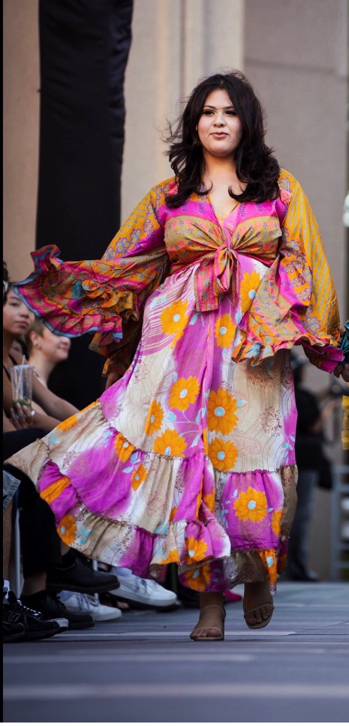 Rainbow Winged Dove Dress” Stevie Nicks Dress, ( fits Xs-large