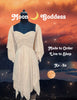 “MOON GODDESS” Stevie Nicks Dreams Dress, 70% Silk Two Layers, sizing XS to 5X