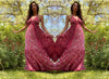 SILK DRESS Halter Pink Garden 70% Silk