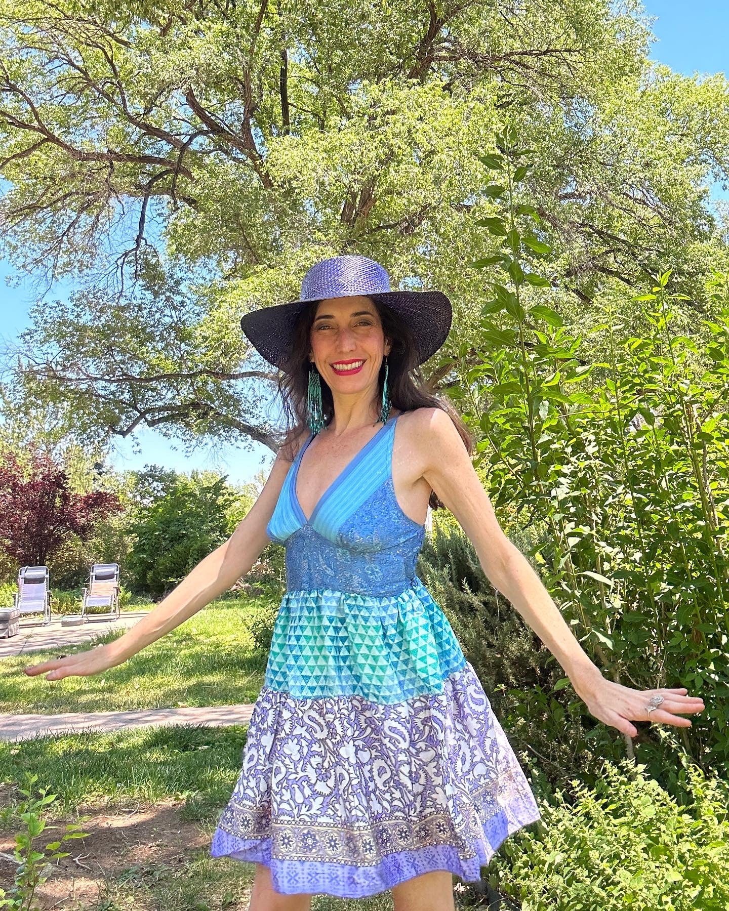 SILK MINI DRESS Eco All SILK Recyled Sari Adjustable Strap Ruffle Skirt SILK MINI DRESS Eco All SILK Recyled Sari Adjustable Strap Ruffle Skirt