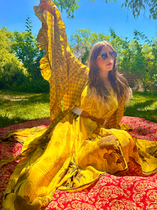70s Yellow SILK SLIP DRESS SET, fits 0-16, Super Bell 70s Yellow SILK SLIP DRESS SET, fits 0-16, Super Bell