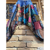 PATCHWORK PANTS UNISEX Mens Cotton Eco-Friendly Recycled Hippie Boho Festival Coachella Hippie Boho fits to size 16