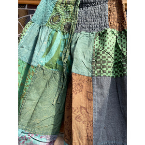 PATCHWORK PANTS UNISEX Eco-Friendly Recycled Hippie Boho Festival