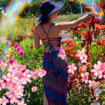 Tie Dye Racerback Maxi Dress One Size Fits All