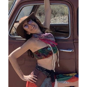 TIE DYE TUBE Top Crop Top Festival Short Fits Xxs to medium Choose your color