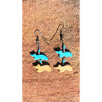 Fetish Turquoise Earrings Native Made