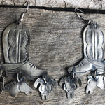 HANDMADE SILVER EARRINGS Native American Made