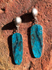 HANDMADE VINTAGE EARRINGS Native American Turquoise