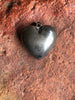 SILVER HEART PENDANT Big Vintage Sterling Silver Heart