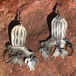 HANDMADE SILVER EARRINGS Native American Made