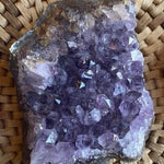 AMETHYST CRYSTAL GEODE Dark Purple Medium Size