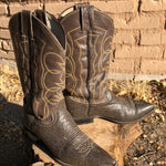 VINTAGE COWGIRL BOOTS Brown Womens Western Leather