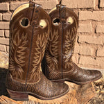 VINTAGE COWGIRL BOOTS Brown 100% Leather