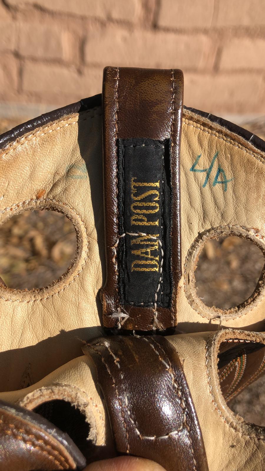 VINTAGE COWGIRL BOOTS Brown 100% Leather