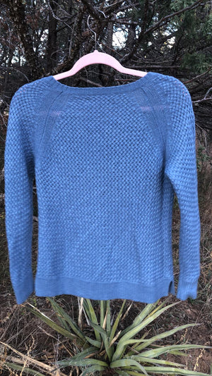 LOFT WOMENS SWEATER Blue Long Sleeve