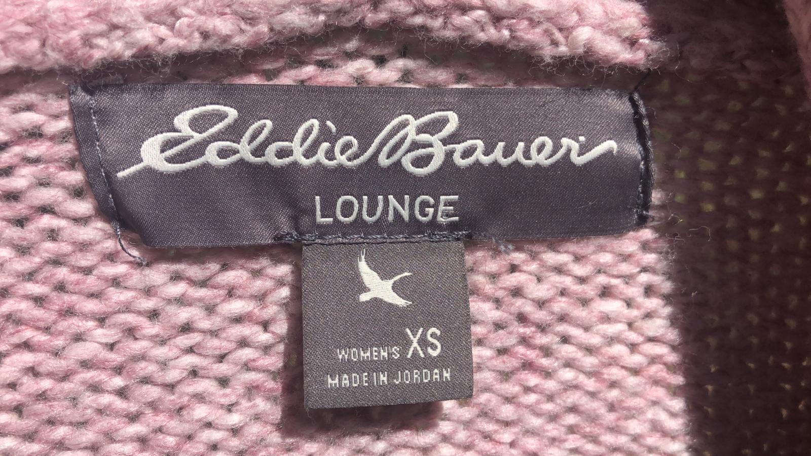 EDDIE BAUER LOUNGE Extra Small Women's Sweater Pink