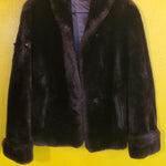 RARE VINTAGE FUR COAT Mouton Mongolian Fur 1960s