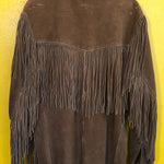 Russel Almost Famous VINTAGE LEATHER FRINGE Jacket Mens Unisex