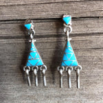 Handmade Turquoise Earrings Native American Made