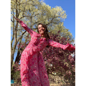 Ruffle Wrap Dress Maxi Silk Blend in California Poppy Orange | Versatile Boho Jacket Dress | XS to 2X 2x/3x Ruffle Wrap Dress Maxi Silk Blend in California Poppy Orange | Versatile Boho Jacket Dress | XS to 2X 2x/3x
