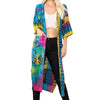 TIE DYE JACKET Hippie Boho Rainbow Rayon With Pockets choose your color