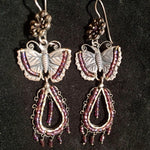 Beaded Mexican Earrings Handmade in Oaxaca Mexico