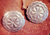 Sterling Silver Flower Design Earrings