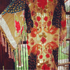 Beaded Silk Kimono Handmade Robe Kaftan