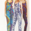 The Woman Power Jumpsuit with tie tie dye hippie boho chic pregnancy too One Size Rayon Stretch