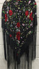 Silk Embroidered Shawl Kimono One Size Fits All