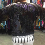 Silk Beaded Kimono One Size Fits All