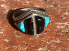 VINTAGE NATIVE TURQUOISE Ring Silver Turquoise