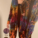 ONE SIZE TIE Dye Jacket With Pockets  CHoose Your Color