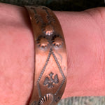 Bronze Bracelet Native American with Designs | **Angel Donation** | All $$ to Feed Kids
