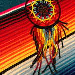 Rainbow Unisex Hippie Handmade Native American 10 inch Navajo Jesse Handbeaded Seed Beads Dreamcatcher